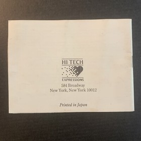 Sesame Street Big Bird Hide & Speak Nes Instruction Book