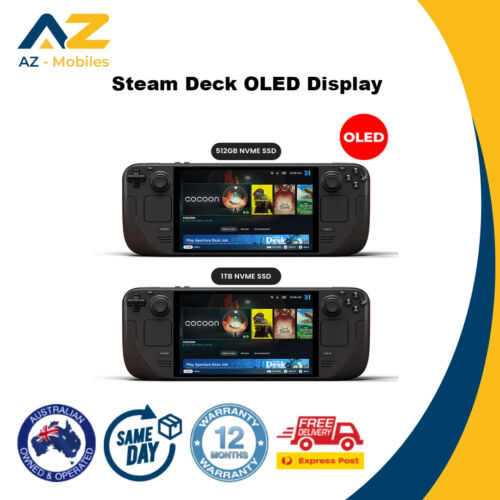 New Steam Deck OLED HDR [512GB-1TB] Handheld Gaming Console with Vibrant Display - Picture 1 of 10