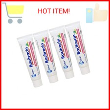  4 Pack Globe Bacitracin Zinc Ointment  Aloe 1oz, Antibiotic Ointment, Essenti