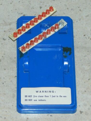Vintage Diecast Metal Spring Cap Firing Toy Cannon #1 Italy Box & Instructions - Picture 7 of 17
