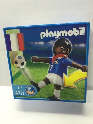 Playmobil Soccer 4711 FRANCE Football PLAYER ( Color ) MIB, 2005