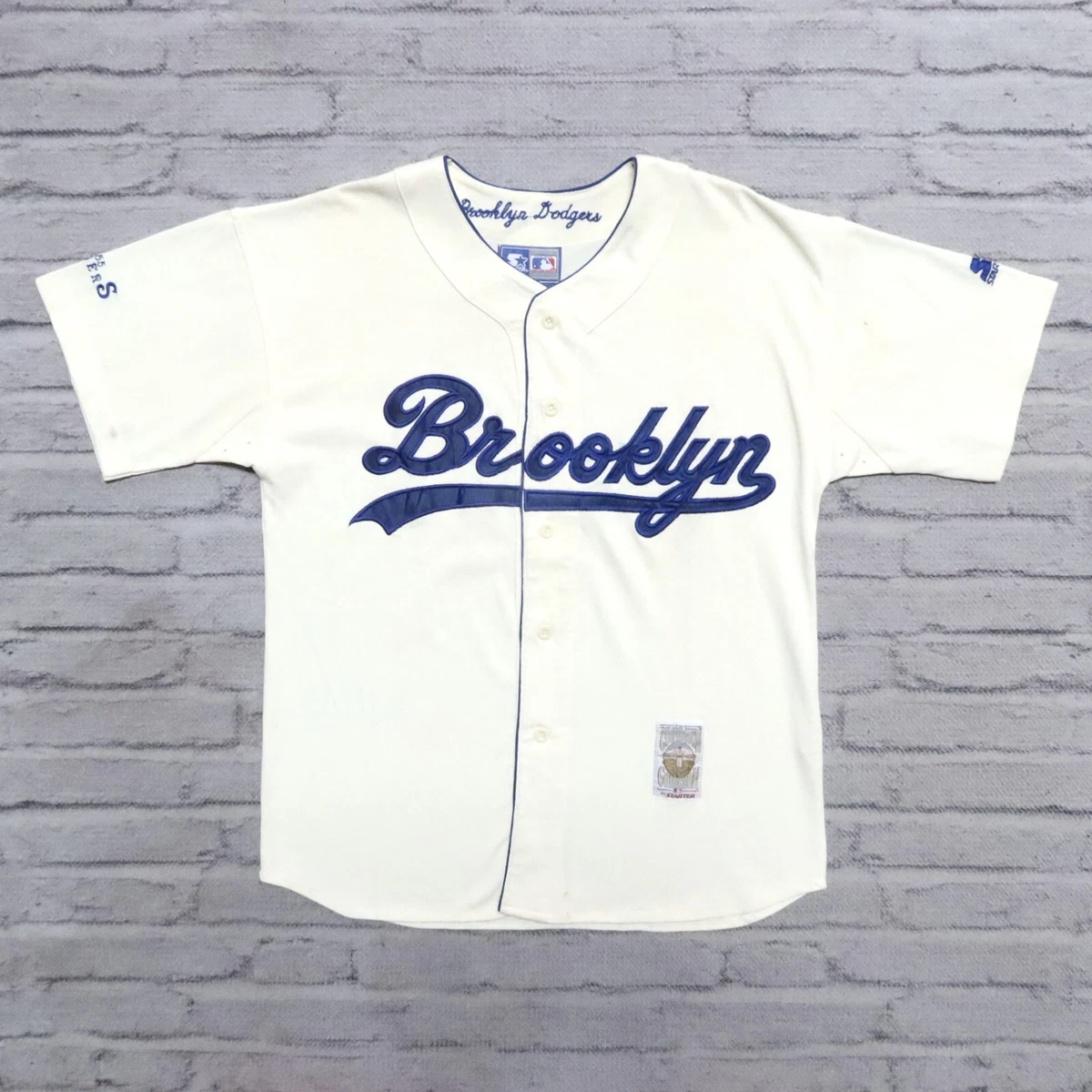 90s starter ベースボールシャツ(brooklyn dodgers) 90s Brooklyn Dodgers Starter Baseball Jersey - 5 Star Vintage