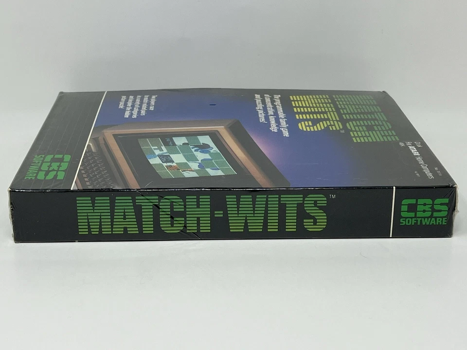 Match Wits Commodore 64 CBS Software 1983 Vintage Atari Home Apple PC New Sealed - Image 4 of 4