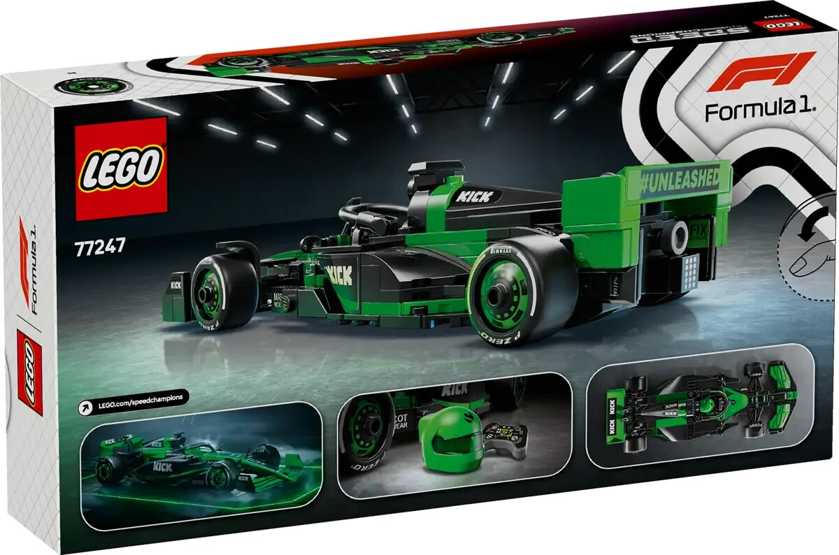 LEGO® Speed Champions: KICK Sauber F1® Team C44 Race Car (77247