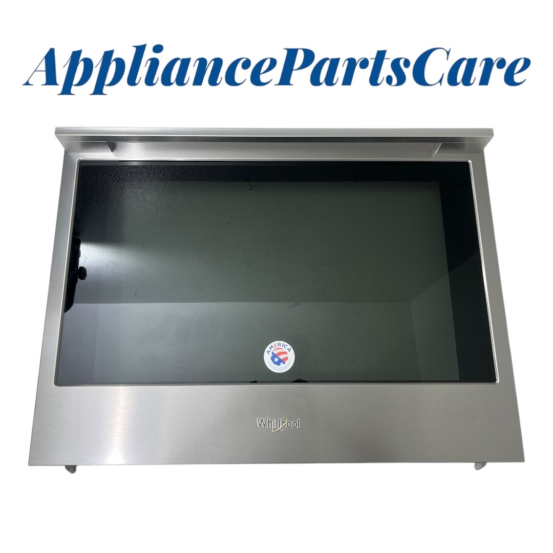 Whirlpool Range Oven Door Glass with Handle W11028416 W10875210 W11248076-image