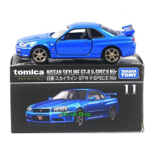 Tomica Premium #11 1/62 Nissan Skyline GTR V-Spec ii Nur Modell Tomy Druckguss - Bild 1 von 4