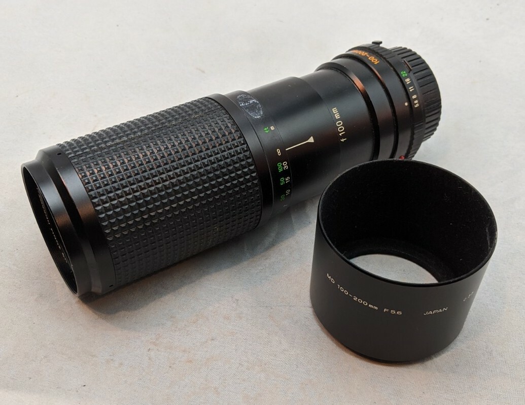 KONICA MINOLTA - MINOLTA ミノルタ MD 100-200mm F5.6 Rokkor ズームレンズ sddefault.jpg
