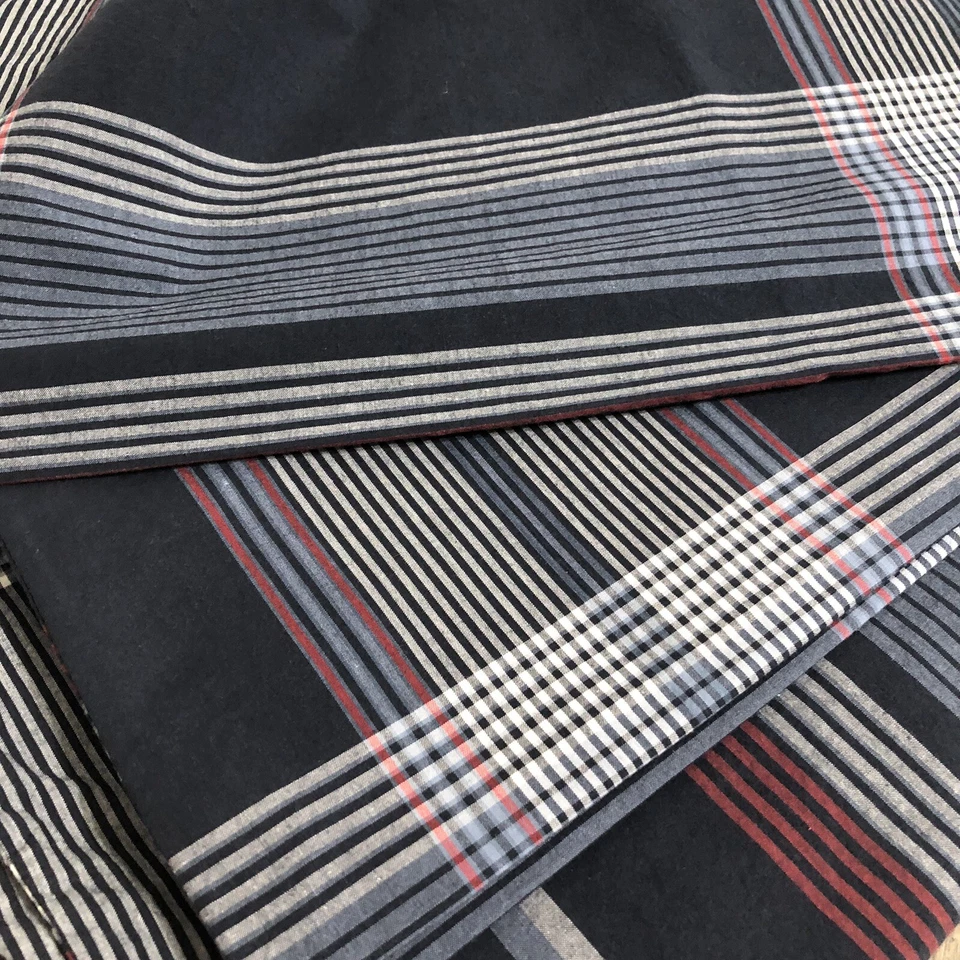 Juego de 4 fundas de almohada IKEA Plaid Ransby Blue Euro Foto 4 de 4