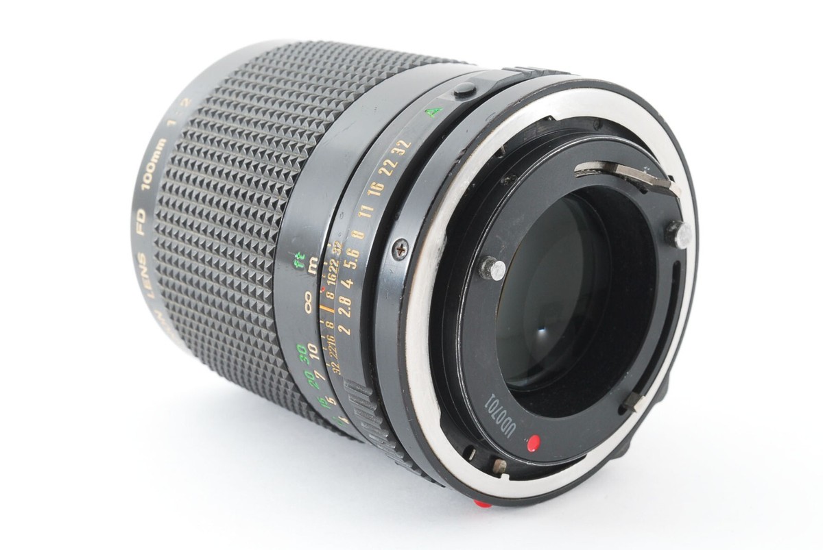 Exc+5] Canon New FD 100mm f/2 NFD MF Manual Focus Telephoto Lens