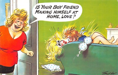 BAMFORTH COMIC POSTKARTE DAILY SEX NR 913 GEBRAUCHT UNGELAUFEN GUT PLUS SEHR GUT