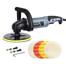 WORKPRO Buffer Polisher Buffer Waxer With Buffing&Polishing Pads for Car Sanding