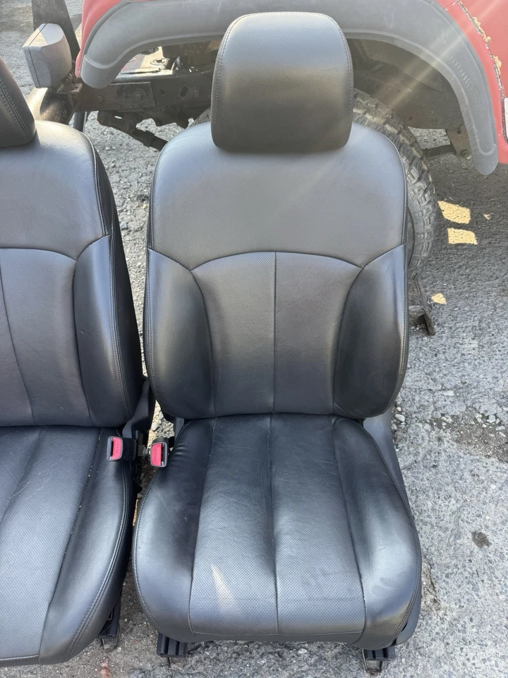 Subaru Outback Legacy 2013-2014 asientos delanteros izquierdo y derecho cuero eléctrico Foto 3 de 4