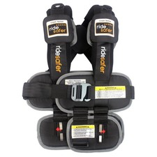 RideSafer Small Black Lightweight Portable Travel Child Safety Car Seat Vest