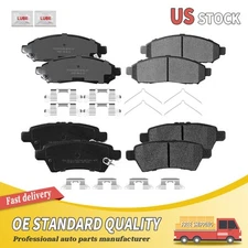 Front and Rear Ceramic Brake Pads Set For 2005-2012 Nissan Pathfinder