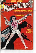 Wonder Woman 196 Cheetah VG+ 1971 Glossy Double Size