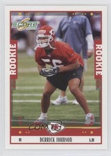 2005 Score Rookie Derrick Johnson #344 0w8