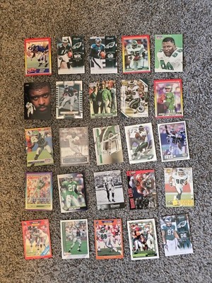 Philadelphia Eagles 25-Card Lot: 5x HOFers, Eric Allen RC, Reggie White (4x)