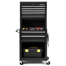 6-drawer Toolbox Rolling Tool Chest High Capacity Storage Cabinet Combo W Riser