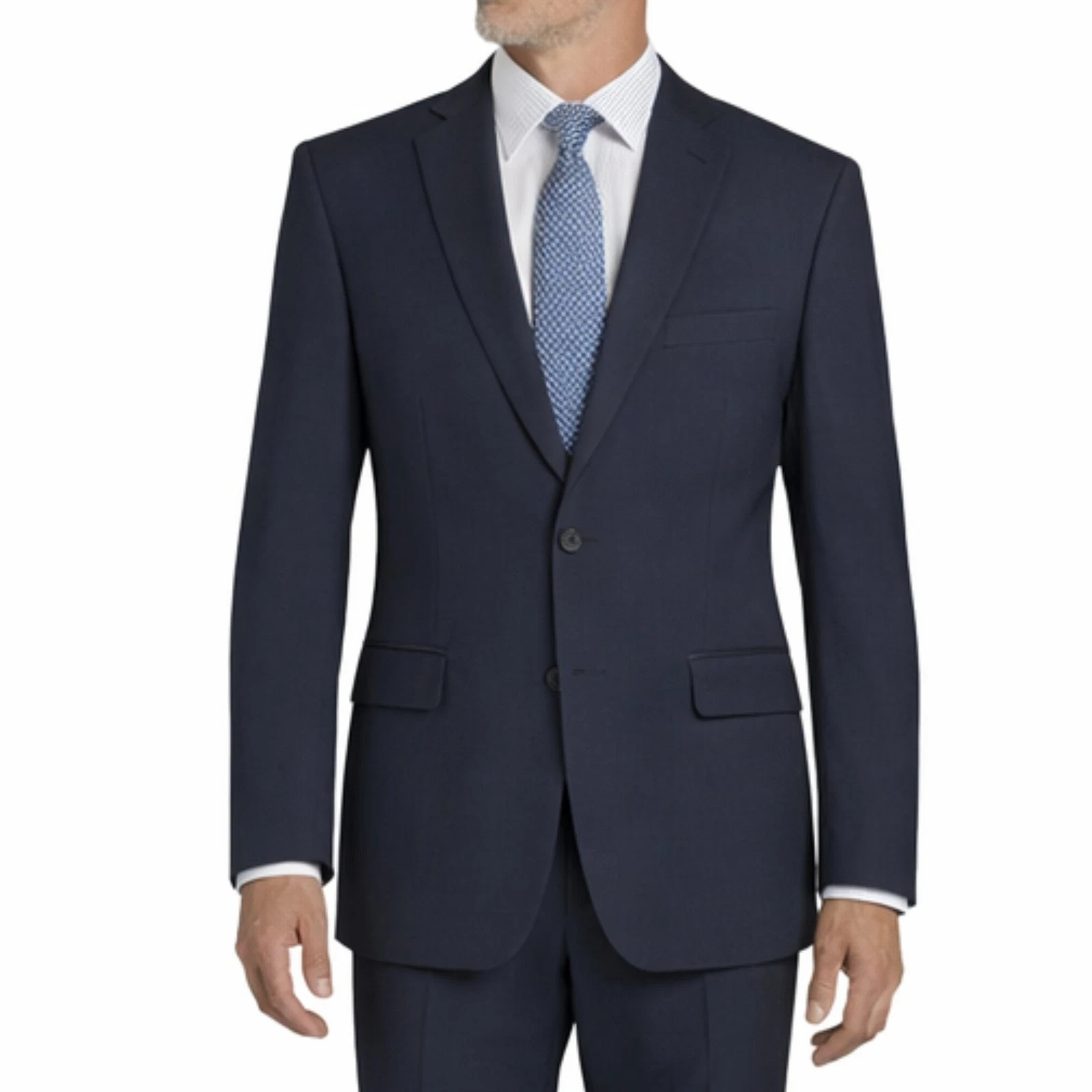 LUCCI Men's Navy Blue 2 Button Slim Fit Poplin Polyester Suit, 34S-56L - NEW
Opens in a new window o