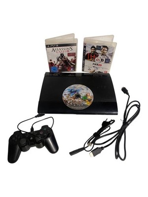 Sony PlayStation 3 Spielkonsole Konsole Schwarz CECH-4004A Heimkonsole