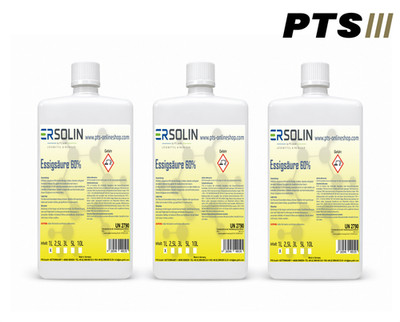 Essigsäure 60% Entkalker 3 Liter Essigessenz C2H4O2 Reiniger technisch (3 x 1L)