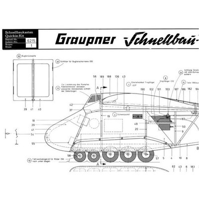 Bauplan Me 323 Gigant Modellbauplan