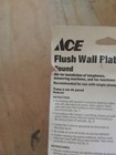 ACE Telephone Flush Wall Plate #31853, Round, Ivory, New Old Stock in Package — photo 4