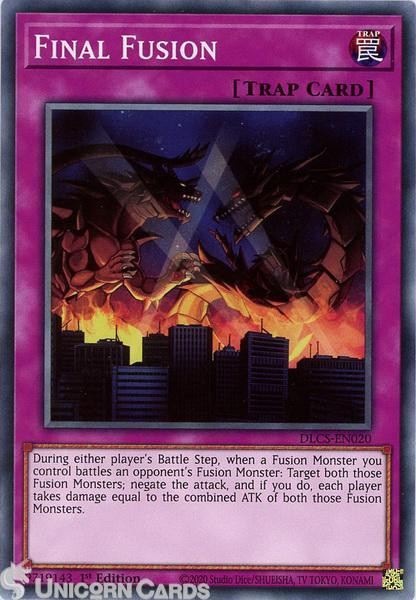 DLCS-EN020 Final Fusion Common 1st Edition Mint YuGiOh Card