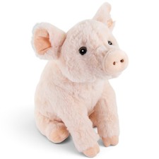 Carl Dick Schwein sitzend 28cm Pl&uuml;schtier, Stofftier, Kuscheltier