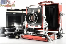 【N MINT】 Tachihara Fiel Stand 45 F 4x5 camera 90mm 150mm 180mm Lens from JAPAN