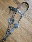 Antique Navajo Silver Headstall