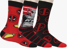 Bioworld  3 Pair Character Crew socks