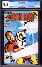 IRON MAN #197 CGC 9.8 WHITE PAGES // MARVEL COMICS 1985