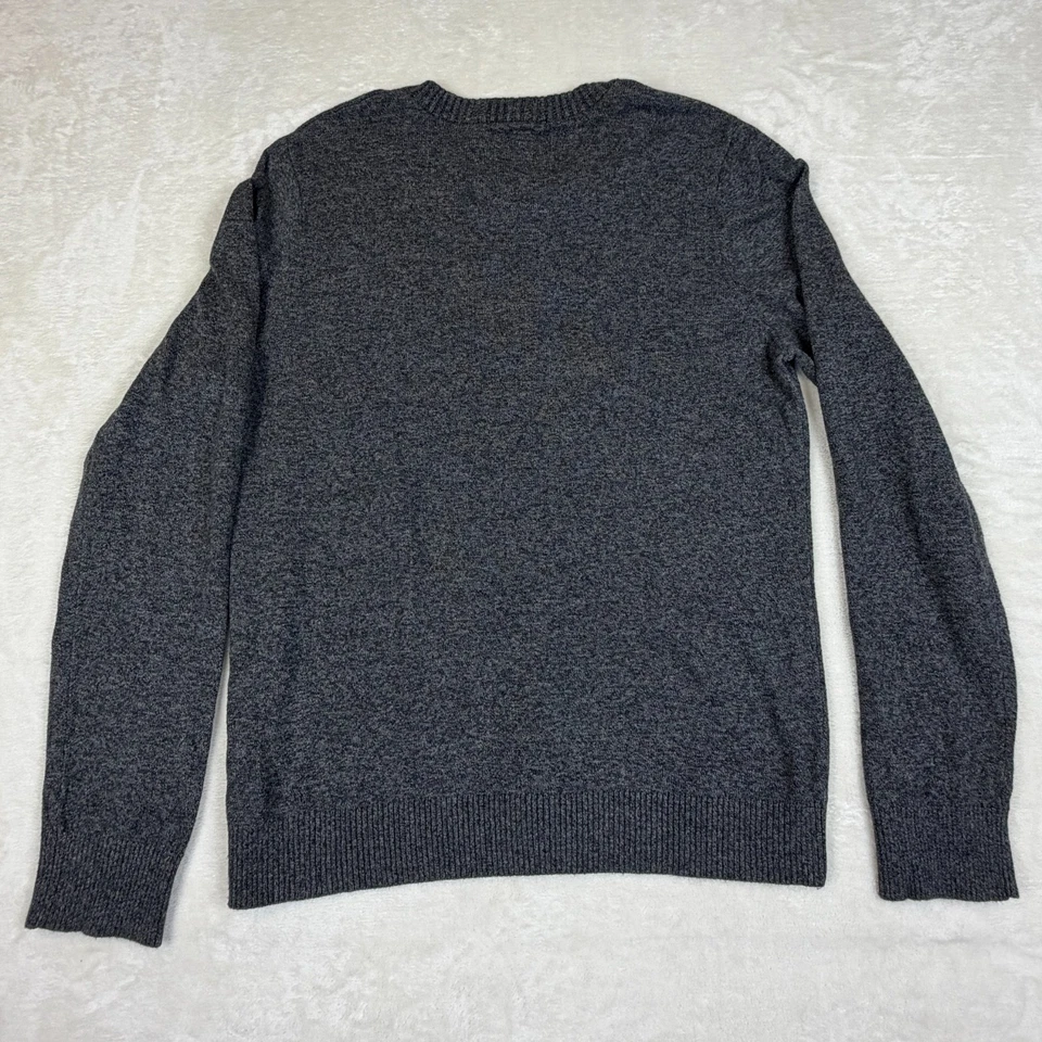 Abercrombie & Fitch Pullover Herren L grau Kaschmirmischung meliert... - Bild 2 von 4