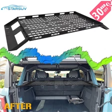 Steel Interior Rear Cargo Basket Rack For 2021-2025 26 Ford Bronco 4 Door Shelf