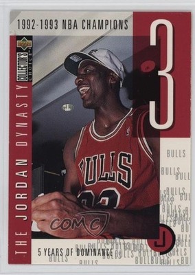 1997 Upper Deck Collector's Choice The Dynasty 5949/23000 Michael Jordan HOF e1e