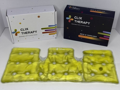 #ad 150$ MSRP Clix Therapy Neck amp; Shoulders Pain Reusable Hot amp; Cold Pack New In Box $29.99