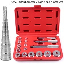 Auto Bearing Race Seal Driver Set Wheel Axle Bearings Puller Install 17pcs New Auto Bearing Race Seal Driver Set Wheel Axle Bearings Puller Install 17pcs New