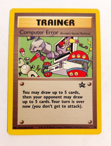 Pokemon Black Star Promo  - Computer Error  # 16   NM/MT (e)