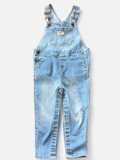 OshKosh B gosh Blue Striped Denim Overall One-Piece 24M Unisex