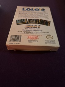 Adventures of Lolo 2 NES Complete in Box w/ Manual, Cartridge and Poster