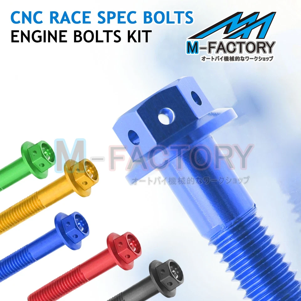 For Suzuki GSXR1100 1986-1998 97 CNC Engine Stator Crankcase Cover Bolts 29pcs - Image 4 of 4