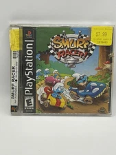 Smurf Racer PS1 PlayStation Infogrames Video Game Complete Case Disc NTSC U C