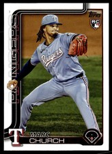 2025 Topps Update Baseball #US227 Marc Church Texas Rangers Rookie