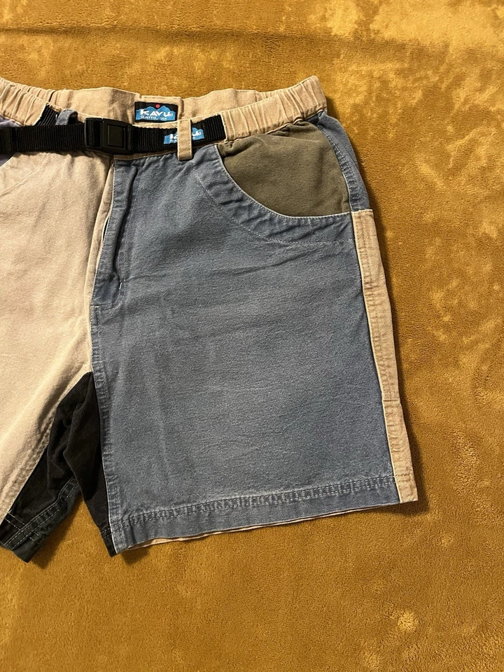 Pantalones Cortos Kavu Para Hombre Grandes Cinturón Retro Senderismo Pantalones Cortos Foto 3 de 4