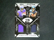 2023 Panini Black #D2D-5 Jordan Addison / Tyler Scott Dusk 2 Dawn