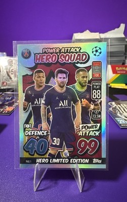 2021-22 Topps Match Attax Uefa Club Competitions Extra - Power Attack Hero Squad
