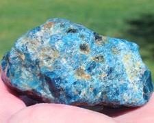 205 Gram BLUE APATITE CRYSTAL STONE agate/Mineral/Jasper/Rock/Cab/onyx/gem/rings