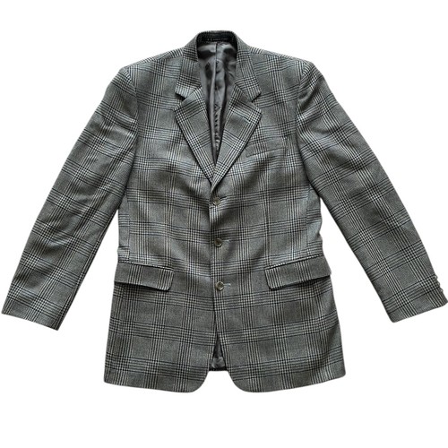 Daks, Daks Blazer 42 Men’s Pure New Wool Plaid Jermyn Street Vintage Jacket