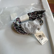 Vera Bradley NWT Bonbon Medallion Breakaway Lanyard Black Multi